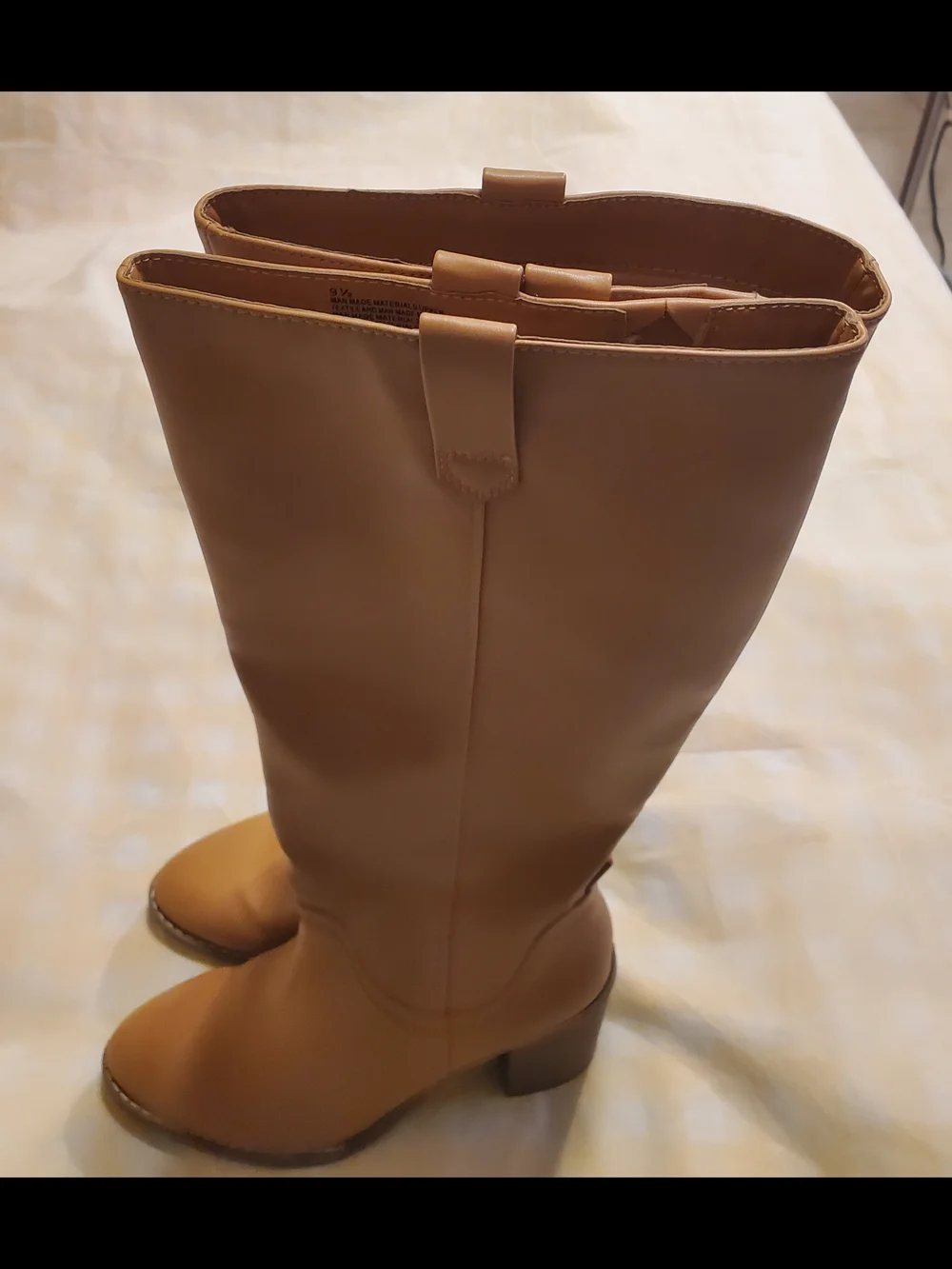 Universal Thread Tan Mid-Calf Block Heel Boots - Picture 3 of 8